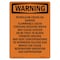 Signmission OSHA Warning Sign, 14" H, 10" W, Rigid Plastic, Petroleum Crude Oil Danger Flammable, Portrait OS-WS-P-1014-V-13409 - alternate 1